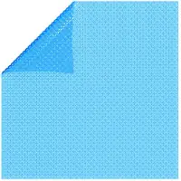 vidaXL Poolabdeckung Blau 417 cm PE