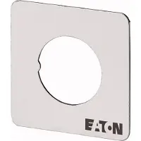 Eaton 266905 Frontplatte, verwendbar für T0, T3, P1, 45 x 45 (für Rahmen 48 x 48) mm, unbeschriftet, gravierbar FS-ALU980-T0 - 50 Stück