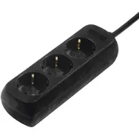 Hama 00108841, 230 V, 3500 W, 3 m, Schwarz, Kunststoff