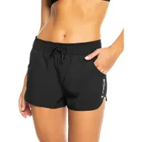Roxy Badepants "Wave 2", Damen, Gr. XL, grau (anthrazit), Polyester, Badehosen Badepants