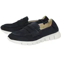 Sioux Slipper "Mokrunner-D-020", Damen, Gr. 36 (UK 3 1/2), blau (dunkelblau), Obermaterial: 100% Ziegenveloursleder GOVL. 100% Gummi rubber., Schuhe Slipper