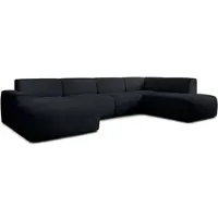 AX Living XXL Sofa U Form Didim Dunkelgrau 378cm breit modern & großzügig R