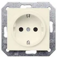 Siemens 5UB1558-0KK DELTA i-system SCHUKO-Steckdose mit erhöhtem Berühungsschutz, elektroweiß, o. Krallen 5UB15580KK - 10 Stück