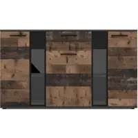 AX Living Formilo Sideboard Kommode grau Matera Oldwood 140,4cm Breite