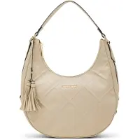 Laura Biagiotti Damenhandtasche Beige mit verstellbarem Riemen und Innenfächern