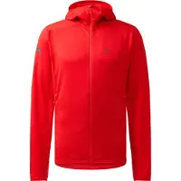 Haglöfs - L.I.M Mid Multi II Hood - Fleecejacke Gr L rot