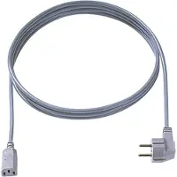 Bachmann 353.975 Zuleitung H05VV-F 3G1.0mm2 gr, 3,0m, Typ 30/35 C13 353975