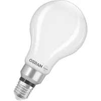 Osram LED SUPERSTAR CLASSIC A 200 Filament DIM in A-Form, LED-Lampe, Bleifreies Glas, Matt, 24 W, (ex 200 W), 3452 lm, Kaltweiß, 4000 K, Dimmbar, 25000 h, CRI 80