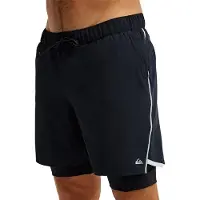 Quiksilver Boardshorts "Highline Amphibian 17", Herren, Gr. M, schwarz, Obermaterial: 88% Microfaser, 12% Elasthan;, Hosen Boardshorts