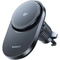 Baseus PrimeTrip VC1 Pro Qi2 Lüftungshalter mit Induktionsladegerät, Schwarz