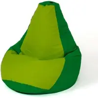 Go Gift Sako bag pouffe Pear green-light green L 105 x 80 cm