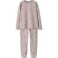 Name It Kids Violet Flower Langarm-pyjama