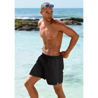 Chiemsee Badeshorts , Herren, Gr. M, N-Gr, schwarz, Obermaterial: 100% Polyester, Badehosen Badeshorts, für Schwimmen, aus Polyester, auch in großen Größen