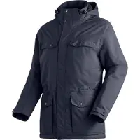 Maier Sports Funktionsjacke "Knuth", Herren, Gr. 52, blau (dunkelblau), 100% Polyester, Jacken Funktionsjacke, Herren Outdoorjacke, wind/wasserdichte Jacke, mTHERM Isolation