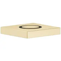 Dornbracht Air-Switch-Bedienknopf, eckige Rosette, 10714970-28, Farbe: Messing gebürstet