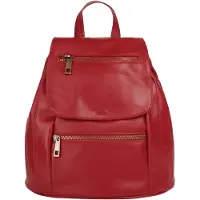 Samantha Look Cityrucksack echt Leder, Made in Italy