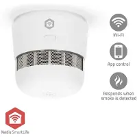 Nedis SmartLife Smoke Detector Zigbee White