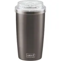 Lurch 270985, Isolierbecher "Coffee-To-Go", Farbe: grau, Fassungsvermögen: 300 ml, 1 Stück.