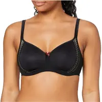 Anita Soft-BH "Soft BH Fleur", Damen, Gr. 85, Cup E, schwarz, Obermaterial: 83% Polyamid PA. 17% Elasthan EL., BHs Soft-BH