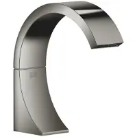 Dornbracht CYO Waschtisch-Stand-Auslauf ohne Ablaufgarnitur, Ausladung 133mm, 13715811-19, Farbe: Dark Chrome