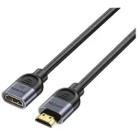 UNITEK C11091AGY01-2M, 2 m, HDMI Typ A (Standard), HDMI Typ A (Standard), 3D, 48 Gbit/s, Schwarz