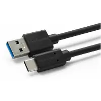 Microconnect USB3.2CA05, 0,5 m, USB A, USB C, USB 3.2 Gen 2 (3.1 Gen 2), Schwarz