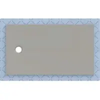 Geberit 551007291 CleanFloor30 Duschfläche 140 x 80 cm
