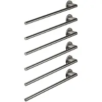 Dornbracht Handtuchwärmer, 6-fach, Ausladung links, Breite 610mm, 83306979-19, Farbe: Dark Chrome