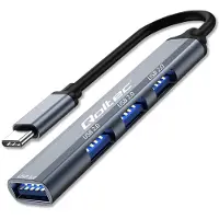 Qoltec Hub Adapter USB-C 3.1 4in1 | USB 3.0 | 3x USB 2.0