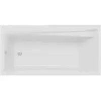 Polimat Badewanne Rechteck 150x70 mit AcrylSchürze, Ablaufgarnitur & Füßen GRATIS | Komplettset 4in1 Original Acryl Wanne Siphon | BADLAND ELZA