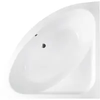 Besco Badewanne Eckbadewanne 148x148 mit Styroporverkleidung, Ablaufgarnitur & Füßen GRATIS | Komplettset 4in1 Original Acryl Wanne Siphon | BADLAND LUKSJA