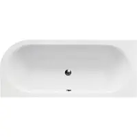 Besco Badewanne Eckbadewanne 160x75 Rechts mit Styroporverkleidung, Ablauf & Füße GRATIS | Komplettset 4in1 Original Acryl Wanne Siphon | BADLAND AVITA