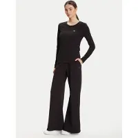 EA7 für Damen. 7W000462_AF13135 Core Lady Baggy Trousers schwarz (L), Lässig, Polyester
