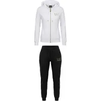 EA7 für Damen. 8NTV51_TJ9RZ Trainingsanzug weiß (S), Sportlich, Multisport, Polyester, Langarm