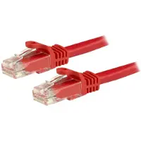StarTech.com .com 5m Cat6 UTP RJ45 Gigabit Patchkabel Snagless - Cat 6 Netzwerkkabel - Rot, 5 m, Cat6, U/UTP (UTP), RJ-45, RJ-45, Rot