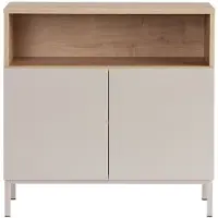 CALICOSY - Sideboard mit 2 Türen und 1 Nische B80 cm - OLIVER