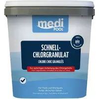 MediPOOL Schnell-Chlor Granulat 5 kg - Pool-Wasserdesinfektion schnelllöslich