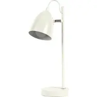 Platinet Schreibtischlampe PTL2537W Metall Weiß Praktisch