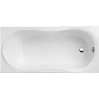 Polimat Badewanne Rechteck Gracja 170x75 mit Ablaufgarnitur, Füßen und Styroporverkleidung GRATIS