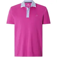 Jan Vanderstorm Poloshirt "Poloshirt DANHY", Herren, Gr. 7XL, pink, Obermaterial: 100% Baumwolle CO., Shirts Poloshirt