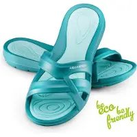 Aqua-Speed Damen Sandalen Panama türkis ultraleicht Größe 36-42
