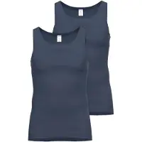 Ammann Unterhemd "2er Pack Unterhemd Day Classic", Herren, Gr. 6, N-Gr, blau (nightblau), Obermaterial: 100% Baumwolle CO., Unterhemden Unterhemd