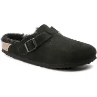 Birkenstock Hausschuhe BOSTON VL LAF, Schwarz:39