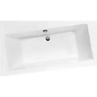 Besco Badewanne Eckbadewanne 170x110 Rechts mit AcrylSchürze, Ablauf & Füße GRATIS | Komplettset 4in1 Original Acryl Wanne Siphon | BADLAND INFINITY