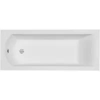 Besco Badewanne Rechteck 160x70 mit AcrylSchürze, Ablaufgarnitur & Füßen GRATIS | Komplettset 4in1 Original Acryl Wanne Siphon | BADLAND SHEA