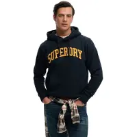 Superdry für Herren. M2014480A Vintage Athletic Hood navy Sweatshirt (XXL), Lässig, Baumwolle, Marine