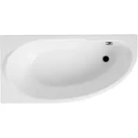 Badland Eckbadewanne Badewanne Miki RECHTS 140x70 mit Acrylschürze, Füßen und Ablaufgarnitur GRATIS