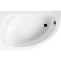 Polimat Eckbadewanne Badewanne Standard 120x120 mit Ablaufgarnitur, Füßen und Styroporverkleidung GRATIS