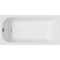 Badland Badewanne Rechteck Classic 170x70 mit Acrylschürze, Füßen und Ablaufgarnitur GRATIS