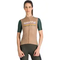 Sportful - Women's Supergiara Logo 2 Jersey - Radtrikot Gr XL beige